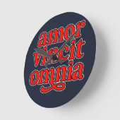Amor vincit omnia ronde klok (Hoek)