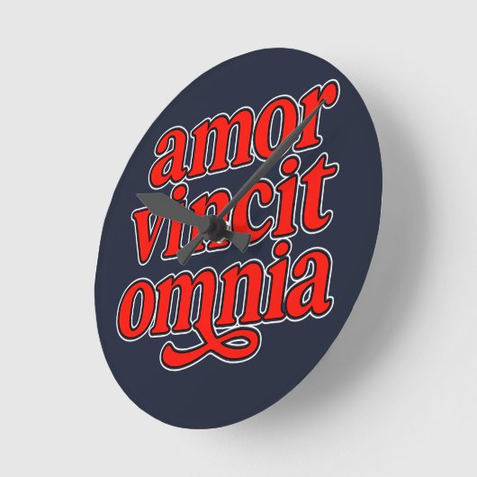 Amor vincit omnia ronde klok (Hoek)