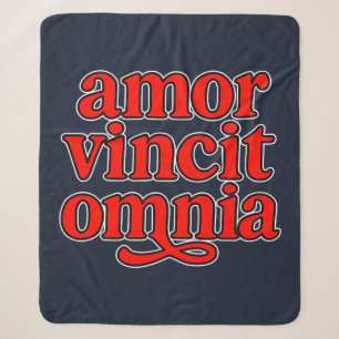 Amor vincit omnia sherpa deken