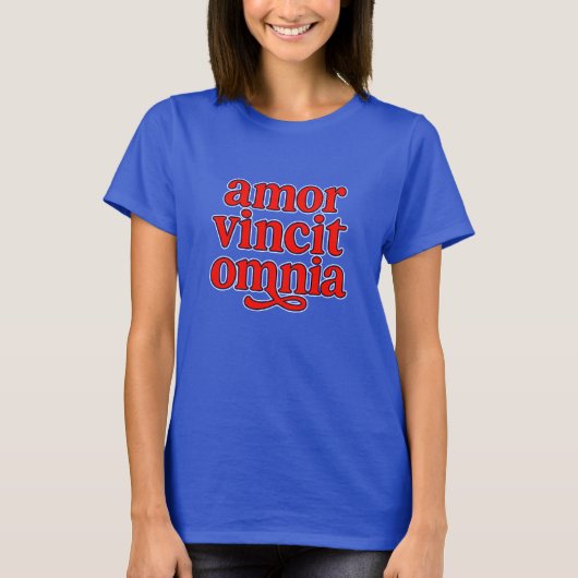 Amor vincit omnia t-shirt (Voorkant)