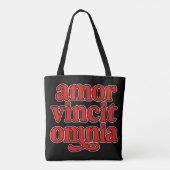 Amor vincit omnia tote bag (Achterkant)