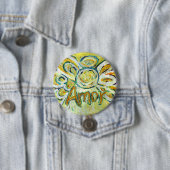 Amor Word Angel Art Pin Buttonnen Ronde Button 7,6 Cm (In situ)