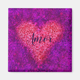 Amor y corazon iman magneet