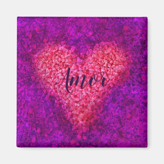 Amor y corazon iman magneet (Voorkant)