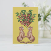 amor y frutillas kaart (Staand voorkant)