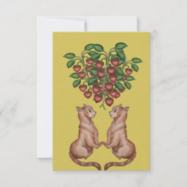 amor y frutillas kaart