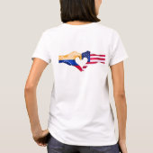 Amor y Unión Venezuela & USA T-shirt (Achterkant)