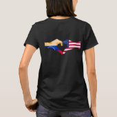 Amor y Unión Venezuela & USA T-shirt (Achterkant)