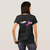 Amor y Unión Venezuela & USA T-shirt (Achterkant volledig)