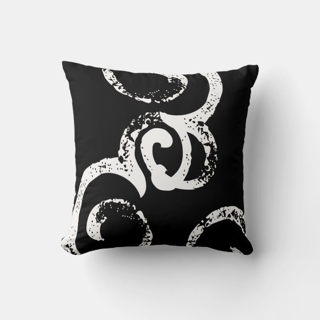 Amora 2 Abstracte kunst Kussen (Voorkant)