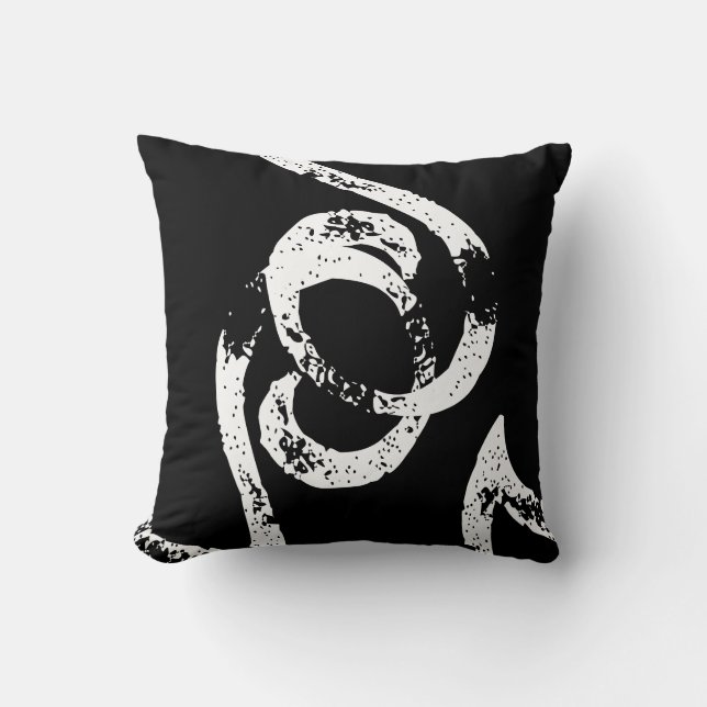 Amora 2 Abstracte kunst Kussen (Voorkant)