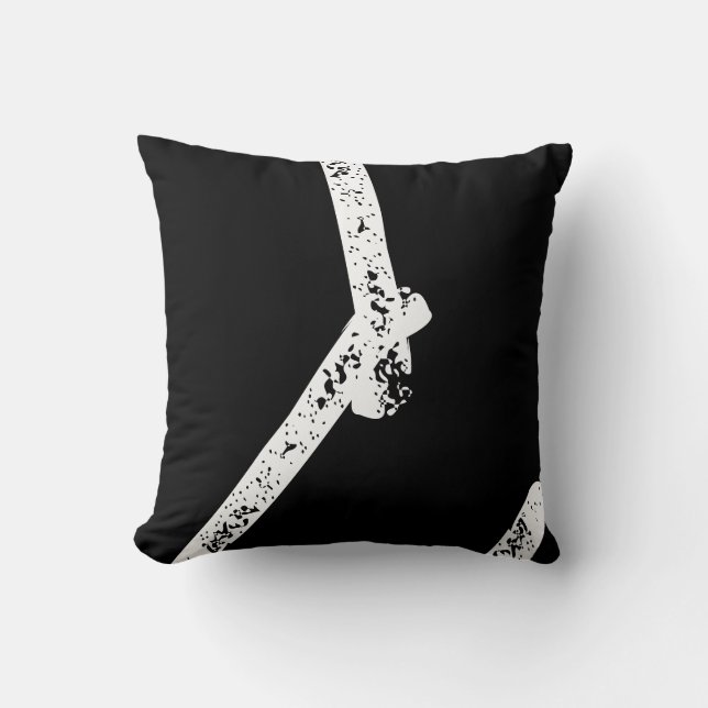 Amora a 1 Abstracte kunst Kussen (Voorkant)