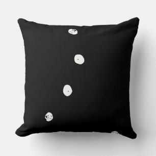 Amora abstract zwart en wit kussen