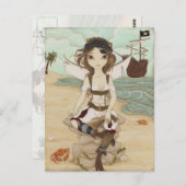 Amora - briefkaart met melkpiraten (Voorkant / Achterkant)