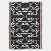 Amora een zwart-wit deken (Voorkant Verticaal)