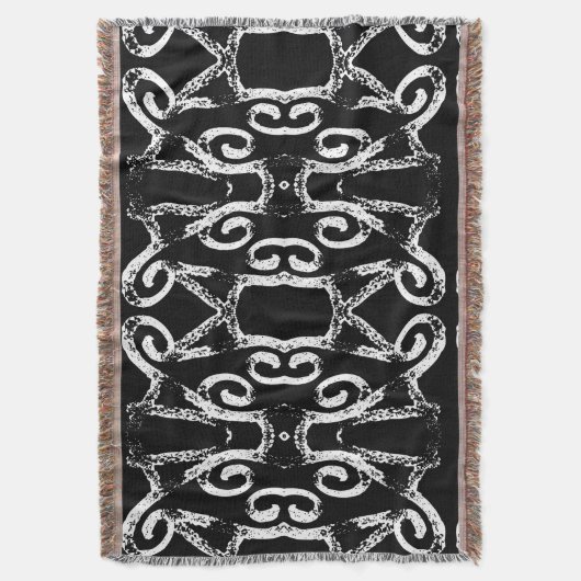 Amora een zwart-wit deken (Voorkant Verticaal)