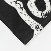 Amora in zwart-wit fleece deken (Hoek)