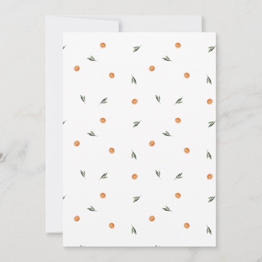 Amore & Aranci | Een zoete citrus verlovingsfeest Kaart