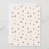 Amore & Aranci | Sweet Citrus Vrijgezellenfeest Kaart (Achterkant)