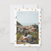 Amore & Aranci | Toscane Italië Monogram Huwelijk (Achterkant)