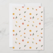 Amore & Aranci | Whimsical Citrus Bruiloft Kaart (Achterkant)