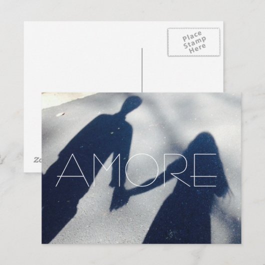 AMORE BRIEFKAART (Voorkant / Achterkant)