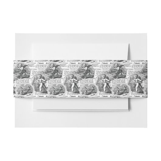 Amore Cupido Romantische Liefde Bruiloft of Verlov Uitnodigingen Wikkel (Voorkant Voorbeeld)