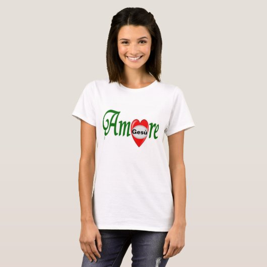 AMORE Gesù T-shirt (Voorkant volledig)