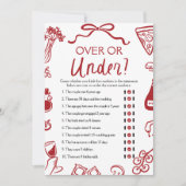 Amore Hand getrokken over of onder Vrijgezellenfee Kaart (Voorkant)