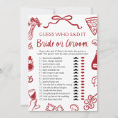 Amore Italiaanse Bruid of Bruidegom Bruidsjonker F Kaart (Voorkant)