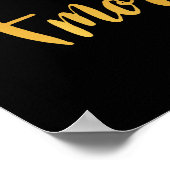 Amore - Italian Love Valentine's Day  Poster (Hoek)