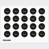 Amore - Italian Love Valentine's Day  Ronde Sticker (Vel)