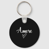 Amore Italian Love Valentines Day  Sleutelhanger (Voorkant)