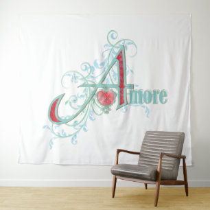 AMORE - Liefde - Tapijt Wandkleed