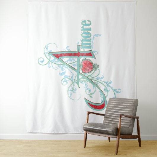 AMORE - Liefde - Tapijt Wandkleed (In situ)
