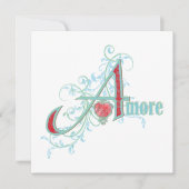 AMORE - Liefde - Wenskaart Kaart (Voorkant)