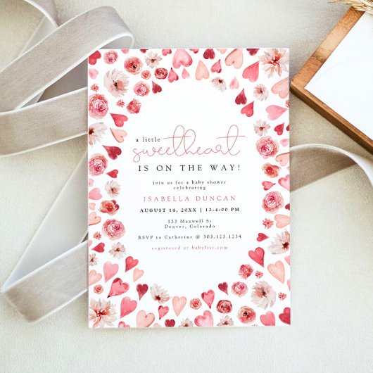 AMORE Little SweeBaby Valentijnsdag Baby shower Kaart