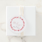 AMORE Little Sweetheart Valentijnsdag Baby shower Bedankjes Labels (In situ)