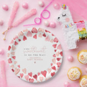 AMORE Little Sweetheart Valentijnsdag Baby shower Papieren Bordje (Feest)
