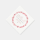 AMORE Little Sweetheart Valentijnsdag Baby shower Servet (Hoek)