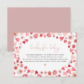 AMORE Little Sweetheart Valentijnse boeken voor Ba Kaart (Voorkant / Achterkant)