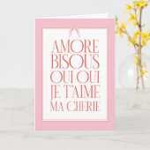 Amore Love Languages Wenskaart Kaart (Gele Bloem)