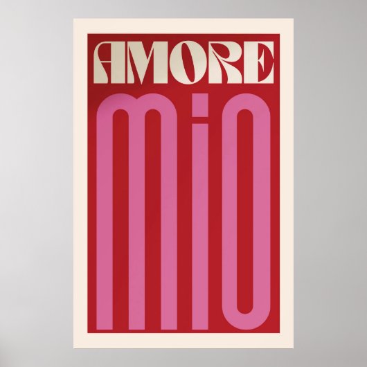 Amore Mio Poster (Voorkant)