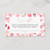 AMORE Schattige Hart Little Sweetheart Luier Raffl Plaatskaartje (Voorkant)