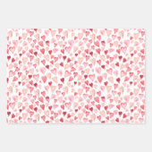 AMORE Schattigee Waterverf Hart Valentijnsdag Inpakpapier Vel (Voorkant)