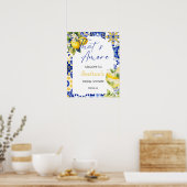Amore Spritz Lemon Vrijgezellenfeest Welkomstbord Poster (Keuken)