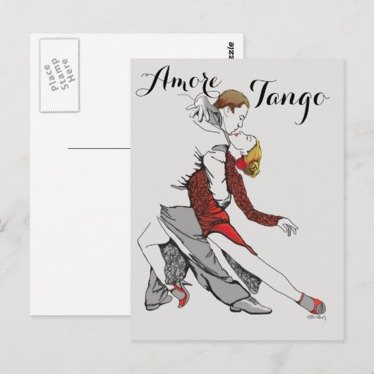 Amore Tango Briefkaart (Voorkant / Achterkant)