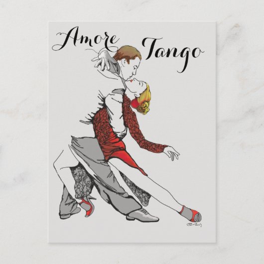 Amore Tango Briefkaart (Voorkant)