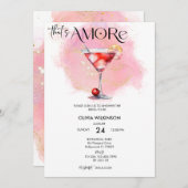 Amore | VRIJGEZELLENFEEST WATERVERF Kaart (Voorkant / Achterkant)