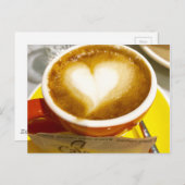 Amoreccino I hart Italiaanse koffie Briefkaart (Voorkant / Achterkant)